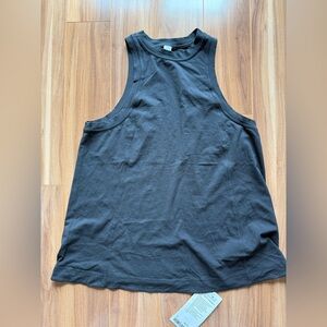 NWT Lululemon Long Cotton Crewneck Tank Top - size S